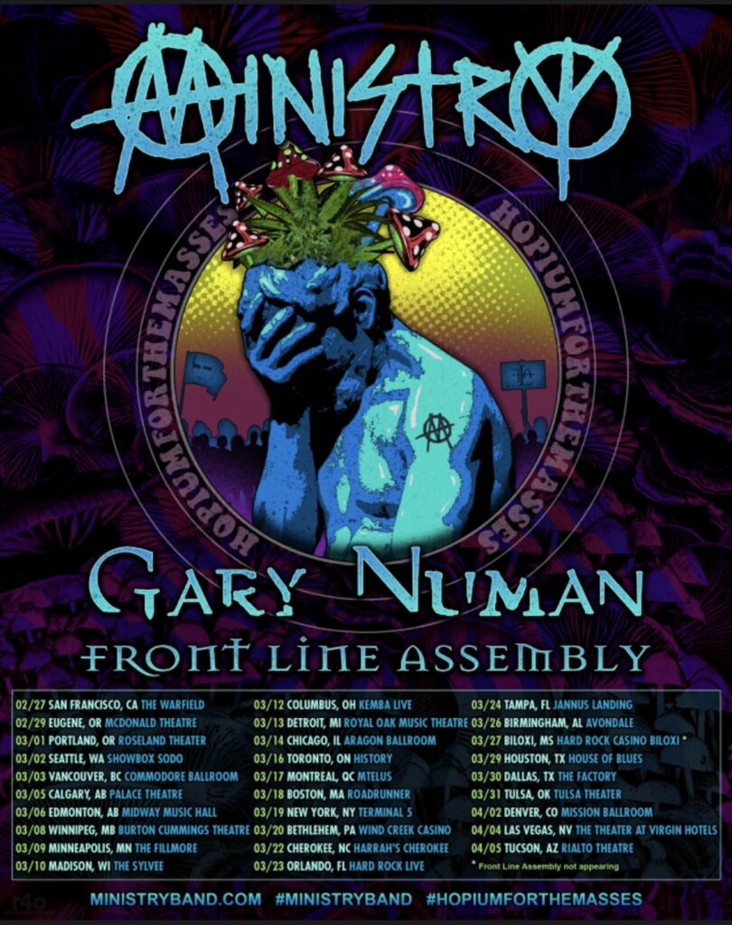 Ministry US Tour 2024 Gary Numan The official website